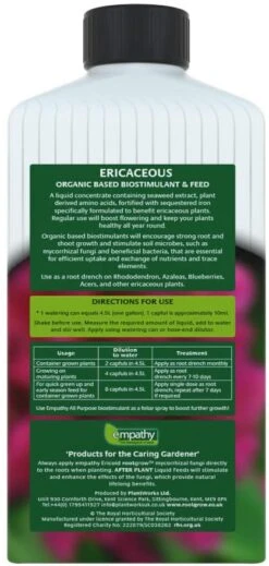 RHS Empathy Ericaceous Seaweed Fertiliser -Fruit Garden Shop RHSEmpathyAfterplant Ericaceous